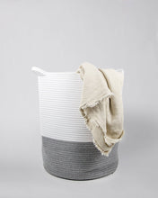 Load image into Gallery viewer, 938 - Cotton Basket With Contrasting Handles
