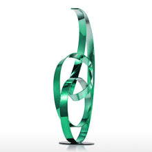 Load image into Gallery viewer, Emerald Modern Abstract Sculpture
