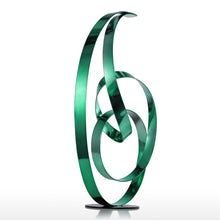 Load image into Gallery viewer, Emerald Modern Abstract Sculpture
