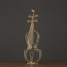 Load image into Gallery viewer, Gilded Violin Sculpture
