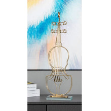 Load image into Gallery viewer, Gilded Violin Sculpture
