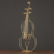 Load image into Gallery viewer, Gilded Violin Sculpture
