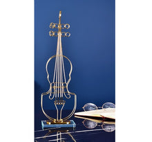 Load image into Gallery viewer, Gilded Violin Sculpture
