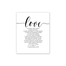 Load image into Gallery viewer, Frameless Wall Art - Love is Written
