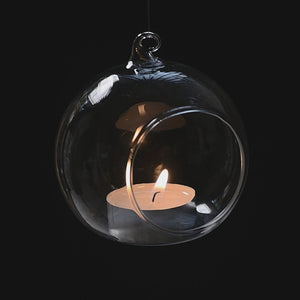 Glass Globe Tealight Candle Holders