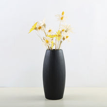 Load image into Gallery viewer, Modern Black Ceramic Vase
