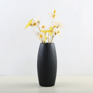 Modern Black Ceramic Vase