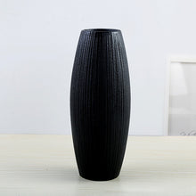 Load image into Gallery viewer, Modern Black Ceramic Vase
