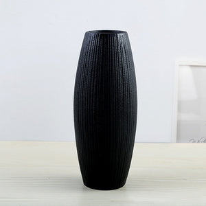 Modern Black Ceramic Vase