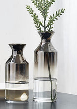 Load image into Gallery viewer, Mod Glass Vase - Transparent 2 Tone
