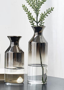 Mod Glass Vase - Transparent 2 Tone