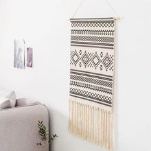 Load image into Gallery viewer, Handmade Macrame Wall Hanging Tapestry - Winter
