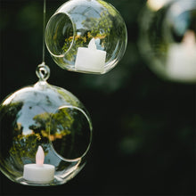 Load image into Gallery viewer, Glass Globe Tealight Candle Holders
