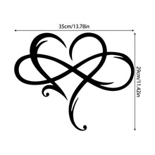 Load image into Gallery viewer, Metal Wall Art - Eternal Love Heart
