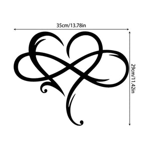 Metal Wall Art - Eternal Love Heart