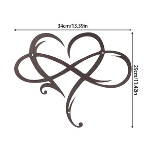 Metal Wall Art - Eternal Love Heart