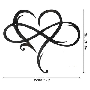 Metal Wall Art - Eternal Love Heart